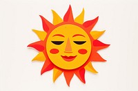 Sun art craft face. AI generated Image by rawpixel.