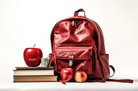 Backpack handbag apple fruit. AI generated Image by rawpixel.