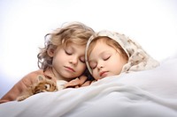 Children sleeping child portrait. AI generated Image by rawpixel.