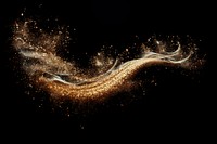 Flowing nature night black background. AI generated Image by rawpixel.