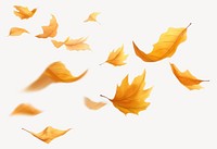 Floating maple leaf effect. AI generated image by rawpixel.