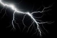 Thunder thunderstorm backgrounds lightning. AI generated Image by rawpixel.