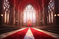 Medieval cathedral hall architecture building worship