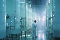A man in a factory photo. AI generated image by rawpixel.
