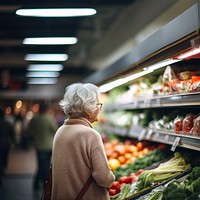 Market supermarket shopping adult. AI generated Image by rawpixel.