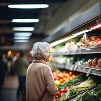 Market supermarket shopping adult. 