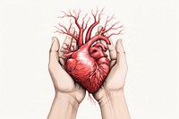 Heart hand creativity medical. 