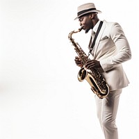 Man playing saxophone. 