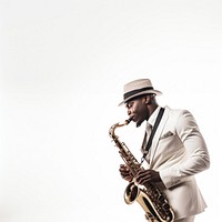 Man playing saxophone. 