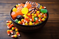 Candy bowl confectionery food. 