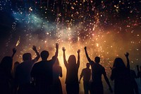 A party celebration nightlife light. AI generated Image by rawpixel.