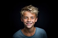 Teen boy portrait smiling smile. AI generated Image by rawpixel.