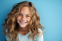 Teen girl portrait smiling child. AI generated Image by rawpixel.