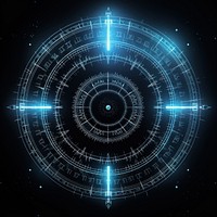 Glowing magic runes circle backgrounds astronomy universe. AI generated Image by rawpixel.