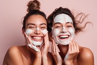 Fun skin care cosmetic sheerful. AI generated Image by rawpixel.