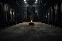 Ceremony area fireplace lighting stage. AI generated Image by rawpixel.