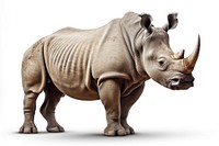 Rhinoceros wildlife animal mammal. AI generated Image by rawpixel.