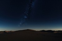 Desert night outdoors horizon. AI generated Image by rawpixel.