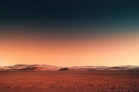 Mars horizon sky outdoors. AI generated Image by rawpixel.