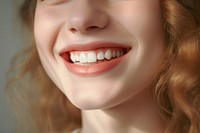 Smile mouth photo real. AI generated Image by rawpixel.