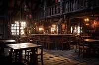 Scene photo alehouse architecture restaurant. AI generated Image by rawpixel.