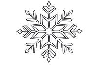 Snowflake drawing white line. AI generated Image by rawpixel.
