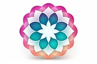 Vector circle flower dahlia. AI generated Image by rawpixel.