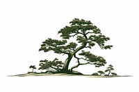 Illustration tree plant white background. AI generated Image by rawpixel.