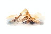 Illustration mountain landscape nature. 