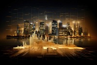 News city architecture metropolis. AI generated Image by rawpixel.