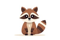 Cartoon raccoon cartoon animal. AI generated Image by rawpixel.