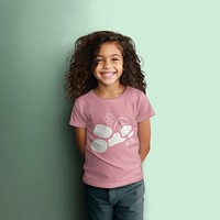 Kids t-shirt mockup psd