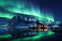 Landscape outdoors nature night. AI generated Image by rawpixel.