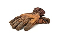 Work gloves leather white background clothing. AI generated Image by rawpixel.