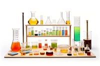 Classroom science bottle white background. AI generated Image by rawpixel.