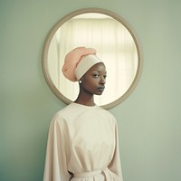 African american fashion photography portrait. 