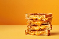 grill four cheese sandwich with melt cheese. AI generated Image by rawpixel.
