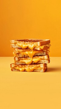 grill four cheese sandwich with melt cheese. 