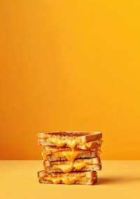 grill four cheese sandwich with melt cheese. 