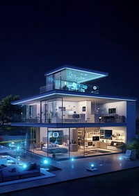 Architecture building house villa. AI generated Image by rawpixel.