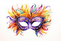 Mardi gras carnival mask celebration. 