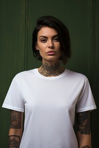 T-shirt tattoo portrait sleeve. 