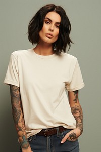 T-shirt tattoo portrait sleeve. 