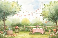 Cute party garden outdoors nature plant