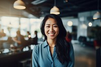 Happy asian woman smiling portrait adult smile. 