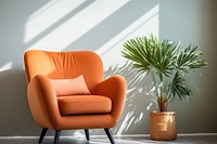 Living room armchair furniture plant.