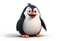 Penguin cartoon animal bird. AI generated Image by rawpixel.