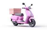 Motorcycle vehicle scooter moped. AI generated Image by rawpixel.