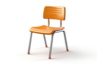 Chair furniture white background education. AI generated Image by rawpixel.