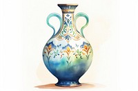 Arabian style vase porcelain pottery jug. 